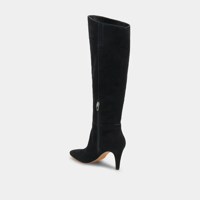 Boots and Booties Shop Dolce Vita Haze Boots Onyx Suede Onyx Suede