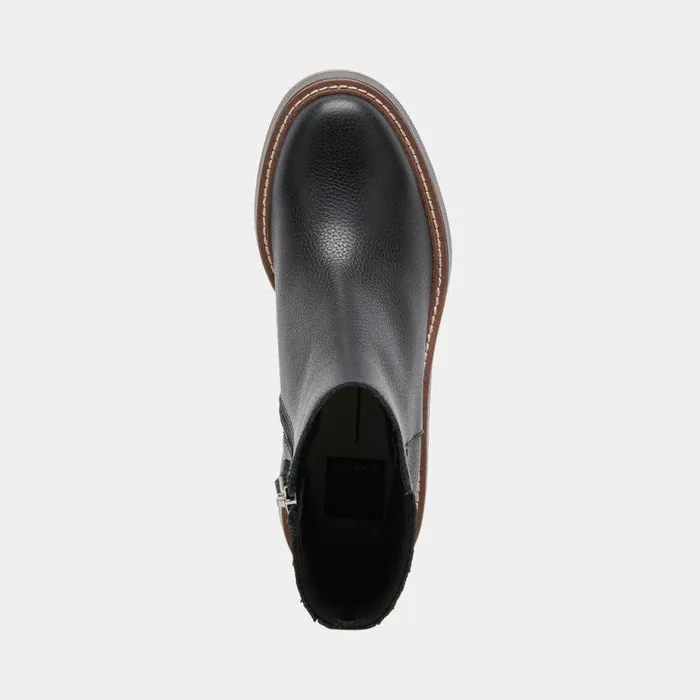 Boots and Booties Shop Dolce Vita Hilde Black Leather Boots Women039s Platform Black Leather Boots Black Leather