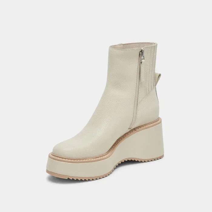 Boots and Booties Shop Dolce Vita Hilde Ivory Leather Boots Women039s Platform Ivory Leather Boots Ivory Leather
