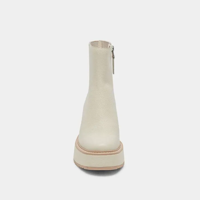 Boots and Booties Shop Dolce Vita Hilde Ivory Leather Boots Women039s Platform Ivory Leather Boots Ivory Leather