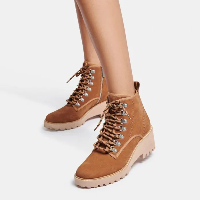 Boots and Booties Shop Dolce Vita Huey Hiker Boots Whiskey Nubuck Whiskey Nubuck