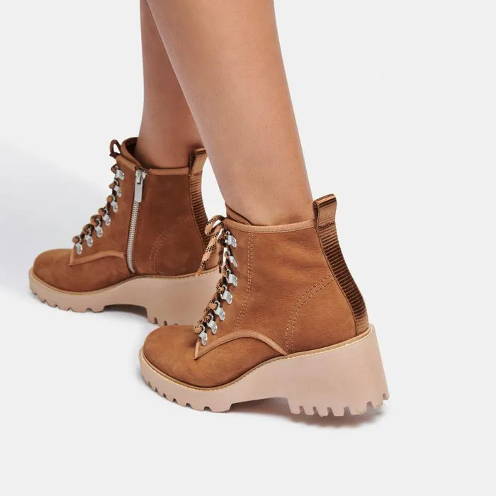 Boots and Booties Shop Dolce Vita Huey Hiker Boots Whiskey Nubuck Whiskey Nubuck