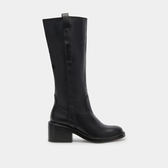 Boots and Booties Shop Dolce Vita Illora Boots Black Leather Black Leather