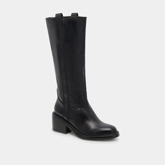 Boots and Booties Shop Dolce Vita Illora Boots Black Leather Black Leather
