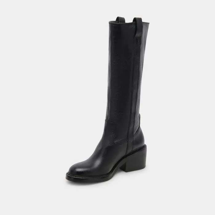 Boots and Booties Shop Dolce Vita Illora Boots Black Leather Black Leather