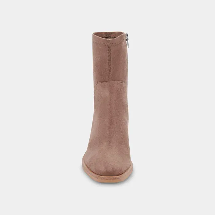 Boots and Booties Shop Dolce Vita Indiga Booties Truffle Stella Suede Truffle Stella Suede