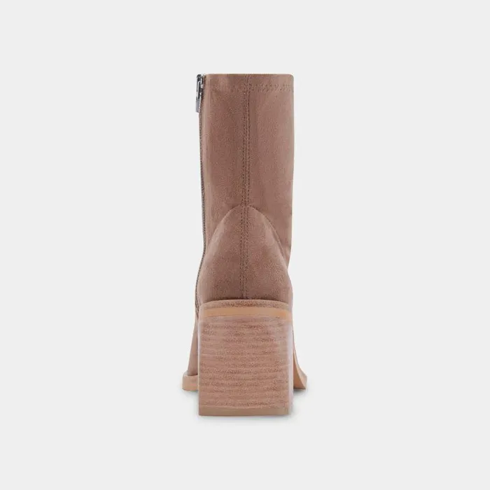 Boots and Booties Shop Dolce Vita Indiga Booties Truffle Stella Suede Truffle Stella Suede
