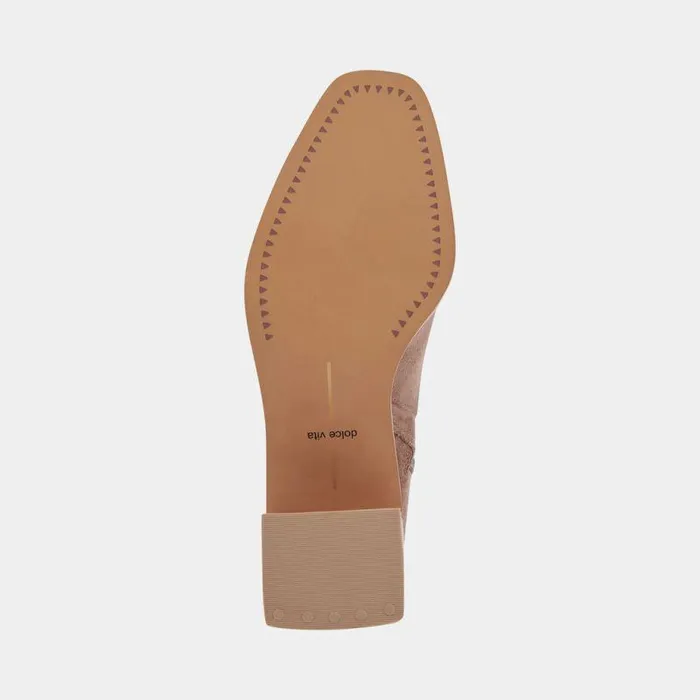 Boots and Booties Shop Dolce Vita Indiga Booties Truffle Stella Suede Truffle Stella Suede