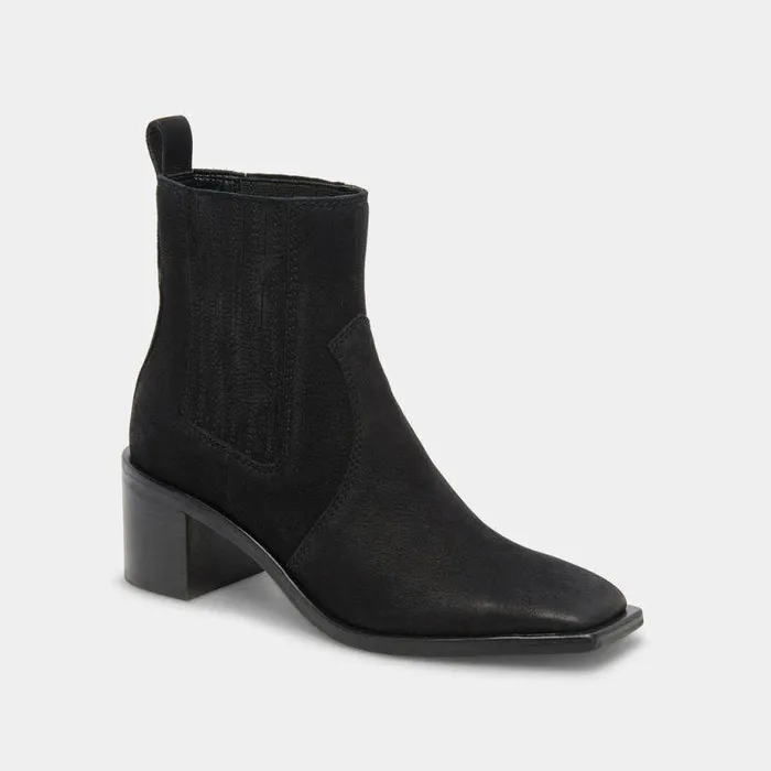 Boots and Booties Shop Dolce Vita Irnie Booties Black Nubuck Women039s Black Nubuck Booties Black Nubuck