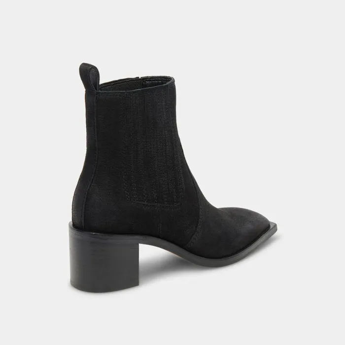 Boots and Booties Shop Dolce Vita Irnie Booties Black Nubuck Women039s Black Nubuck Booties Black Nubuck