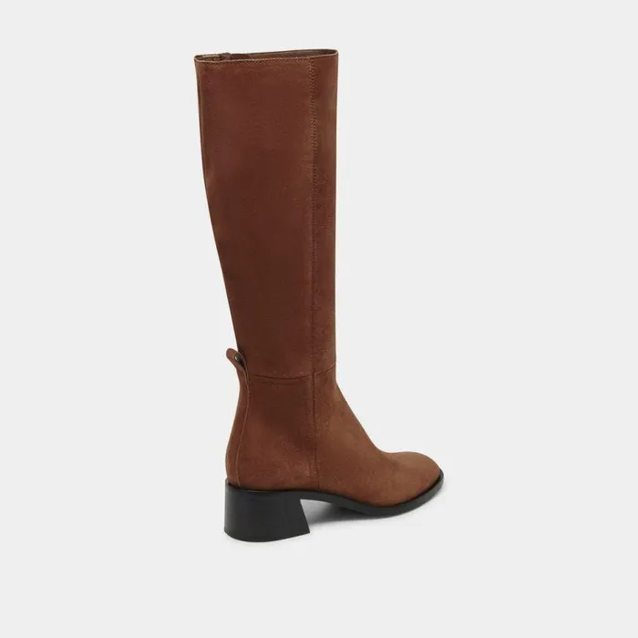 Boots and Booties Shop Dolce Vita Lizah Boots Brown Suede Brown Suede