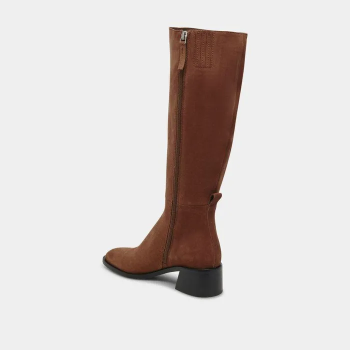 Boots and Booties Shop Dolce Vita Lizah Boots Brown Suede Brown Suede