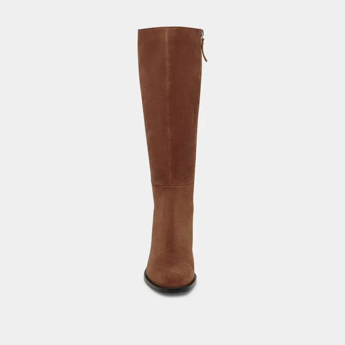 Boots and Booties Shop Dolce Vita Lizah Boots Brown Suede Brown Suede