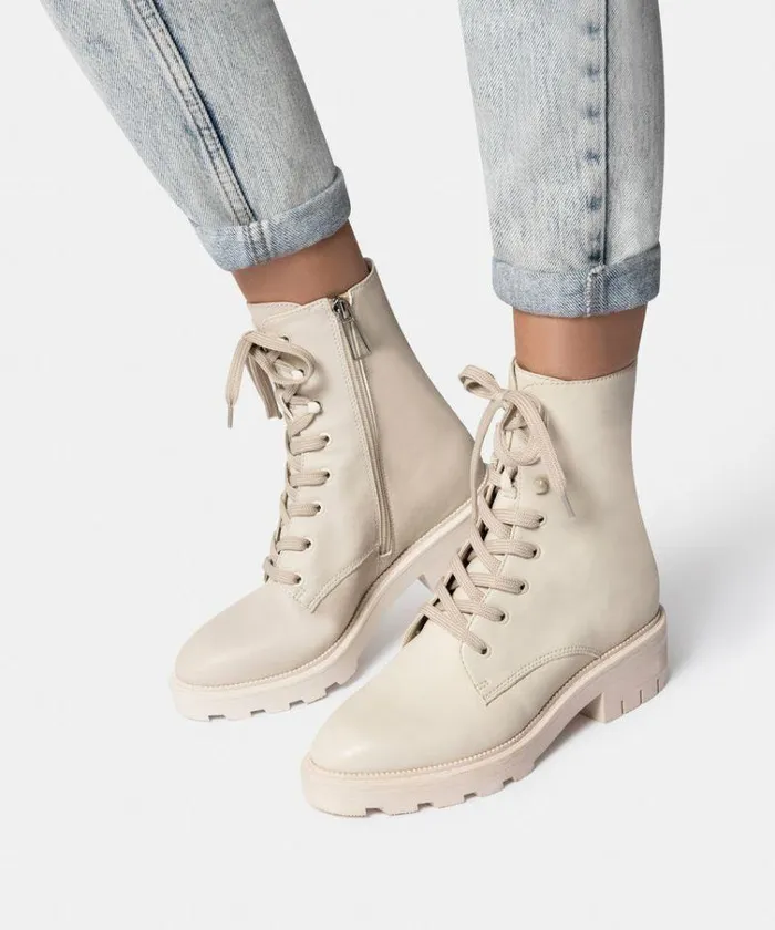 Boots and Booties Shop Dolce Vita Lottie Boots Ivory Leather Ivory Leather