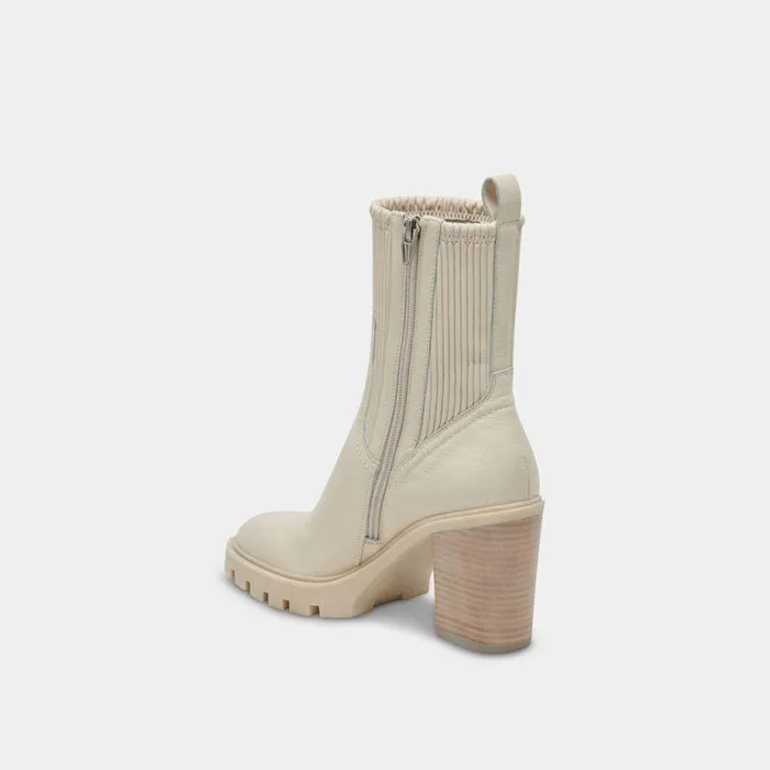 Boots and Booties Shop Dolce Vita Marni H2o Boots Ivory Leather Waterproof Ivory Leather Boots Ivory Leather