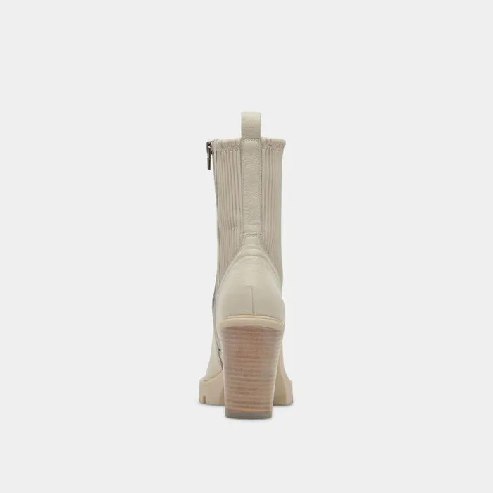 Boots and Booties Shop Dolce Vita Marni H2o Boots Ivory Leather Waterproof Ivory Leather Boots Ivory Leather