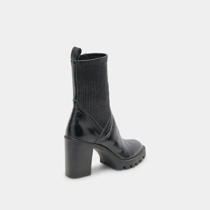 Boots and Booties Shop Dolce Vita Marni Midnight Crinkle Patent H2o Boots Women039s Waterproof Boots Midnight Crinkle Patent