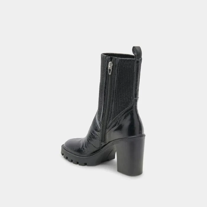 Boots and Booties Shop Dolce Vita Marni Midnight Crinkle Patent H2o Boots Women039s Waterproof Boots Midnight Crinkle Patent