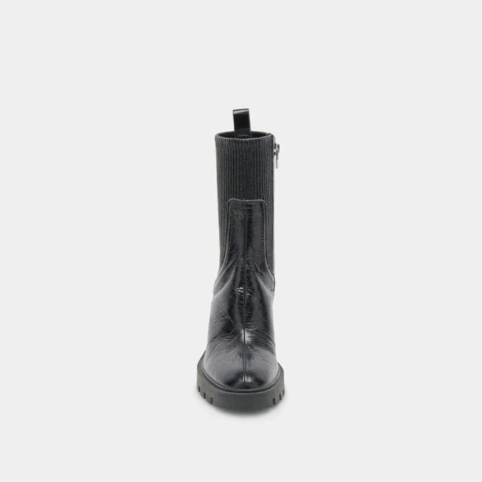 Boots and Booties Shop Dolce Vita Marni Midnight Crinkle Patent H2o Boots Women039s Waterproof Boots Midnight Crinkle Patent