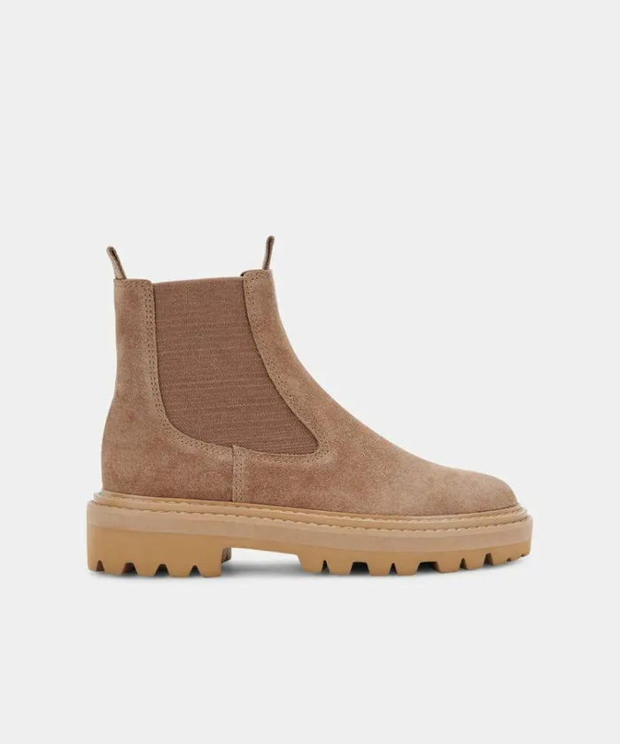 Boots and Booties Shop Dolce Vita Moana Boots Truffle Suede Truffle Suede