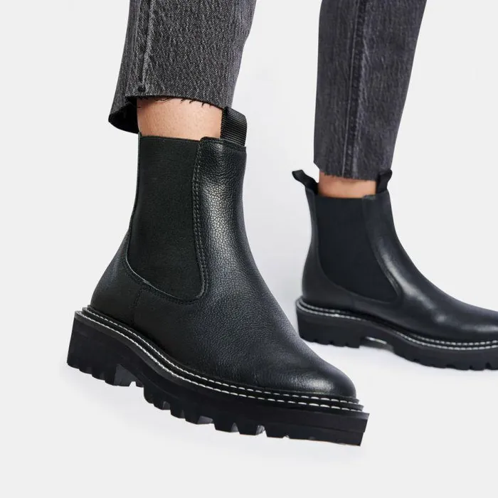 Boots and Booties Shop Dolce Vita Moana H2o Boots Black Leather Black Leather H2o