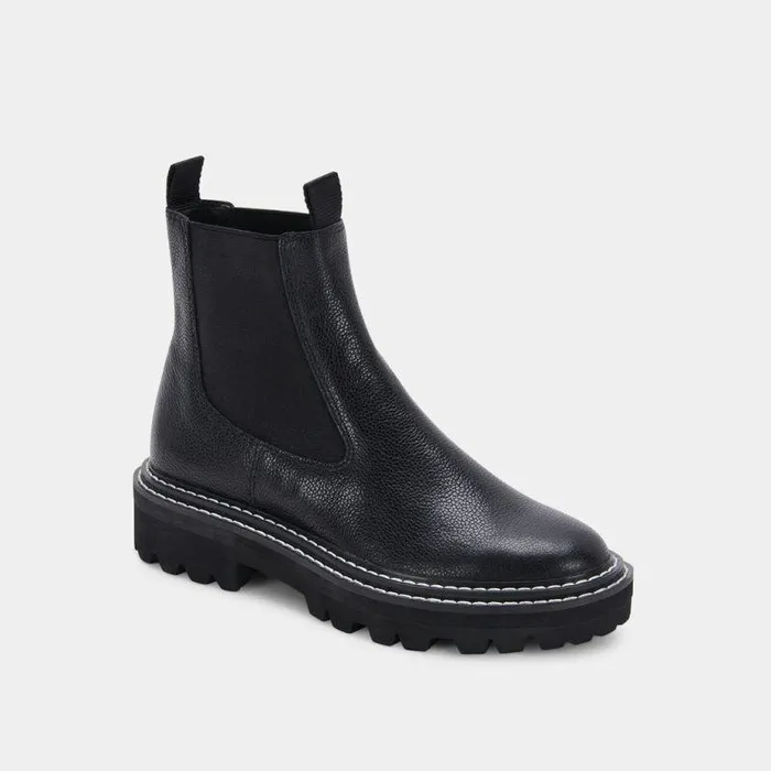 Boots and Booties Shop Dolce Vita Moana H2o Boots Black Leather Black Leather H2o