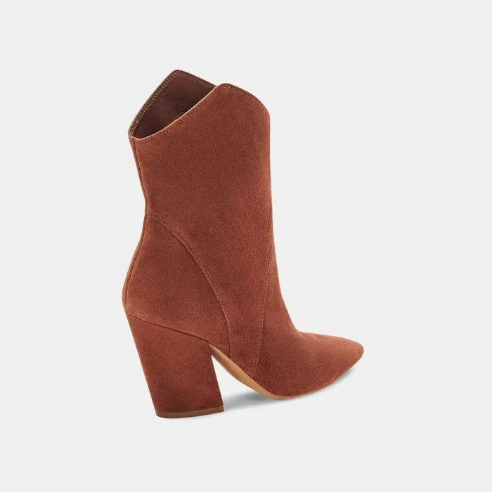 Boots and Booties Shop Dolce Vita Nestly Booties Brandy Suede Brandy Suede