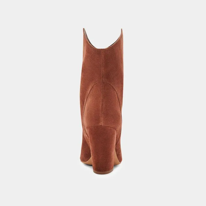 Boots and Booties Shop Dolce Vita Nestly Booties Brandy Suede Brandy Suede