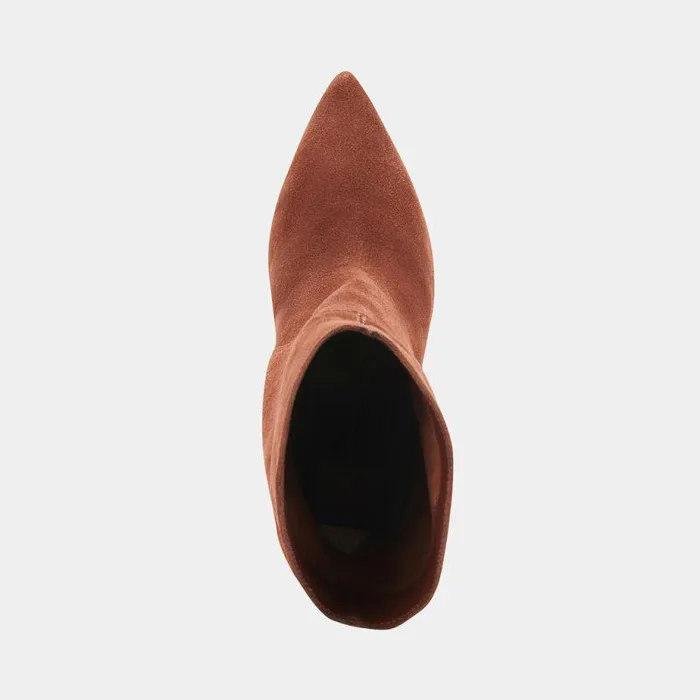 Boots and Booties Shop Dolce Vita Nestly Booties Brandy Suede Brandy Suede