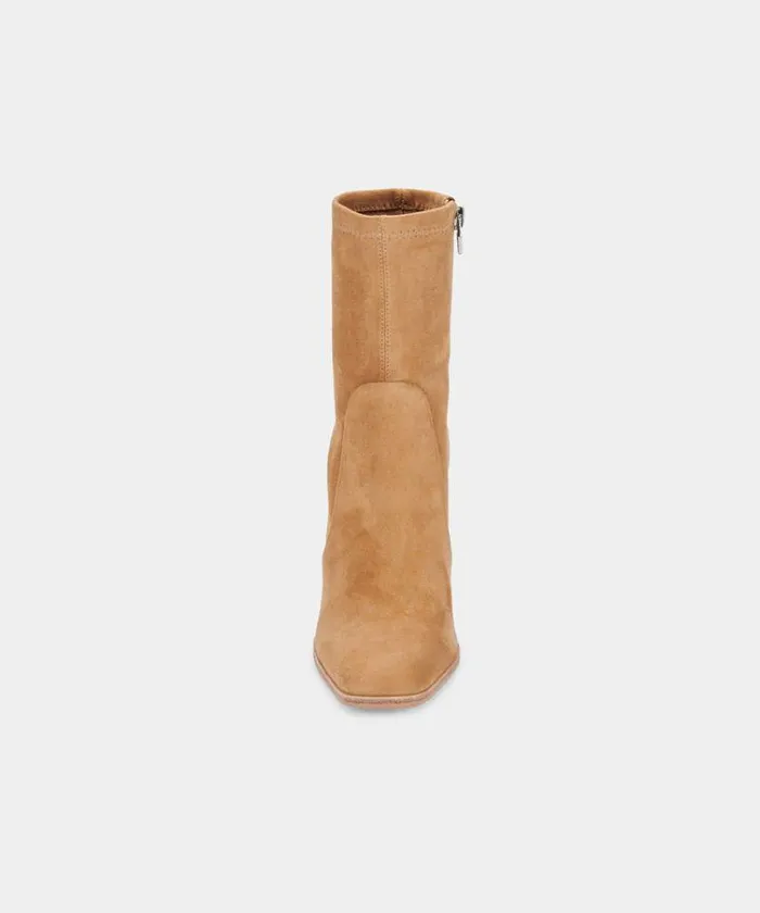 Boots and Booties Shop Dolce Vita Petya Booties Cashew Stella Suede Cashew Stella Suede