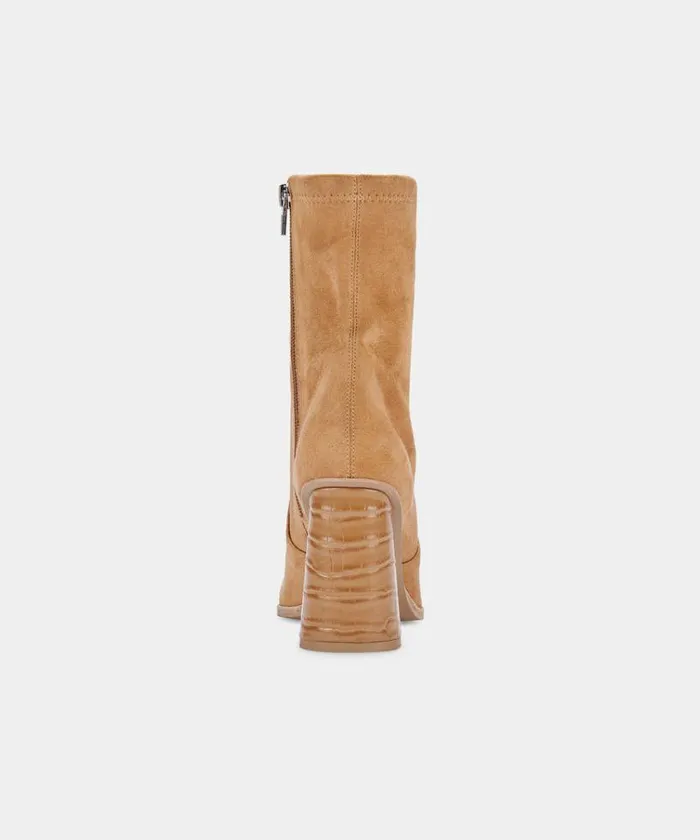 Boots and Booties Shop Dolce Vita Petya Booties Cashew Stella Suede Cashew Stella Suede