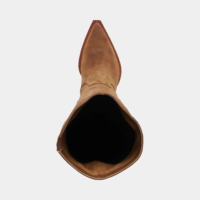 Boots and Booties Shop Dolce Vita Raj Boots In Brown Suede Women039s Brown Suede Kneehigh Boots Brown Suede
