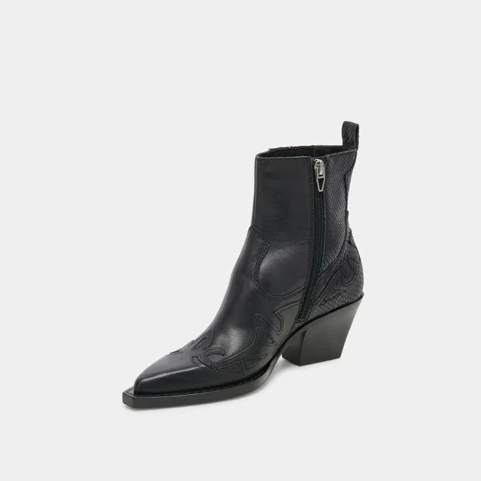 Boots and Booties Shop Dolce Vita Ramson Booties Black Leather Black Leather