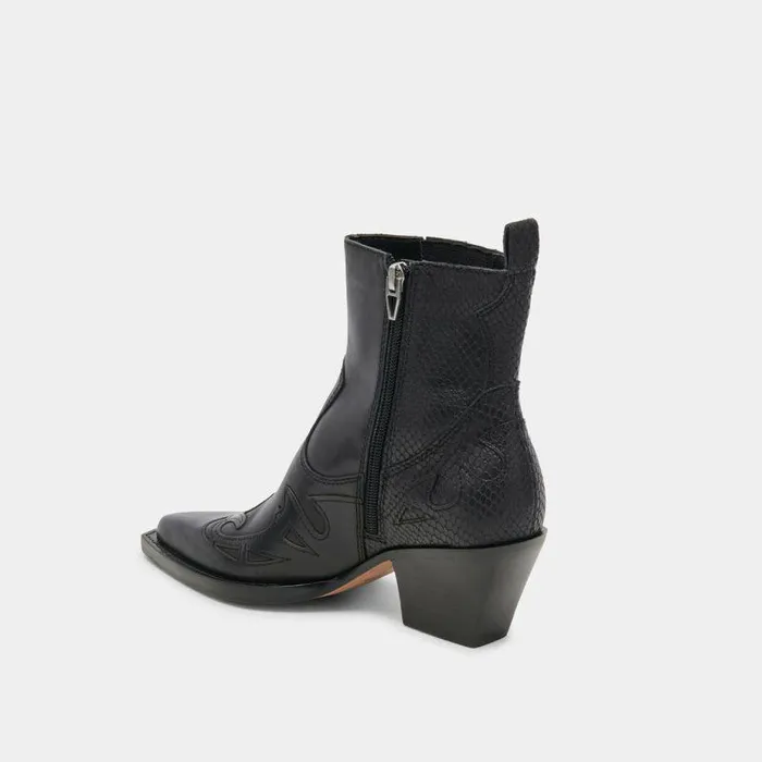 Boots and Booties Shop Dolce Vita Ramson Booties Black Leather Black Leather