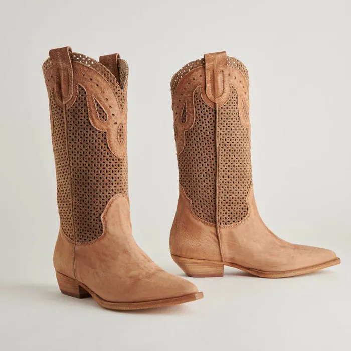 Boots and Booties Shop Dolce Vita Ranch Boots Dk Brown Suede Dk Brown Suede