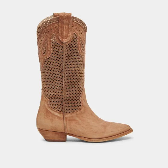 Boots and Booties Shop Dolce Vita Ranch Boots Dk Brown Suede Dk Brown Suede