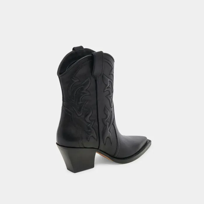 Boots and Booties Shop Dolce Vita Rimona Booties Black Leather Black Leather