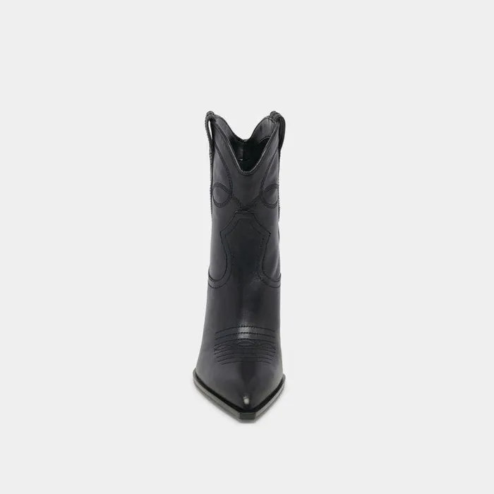 Boots and Booties Shop Dolce Vita Rimona Booties Black Leather Black Leather