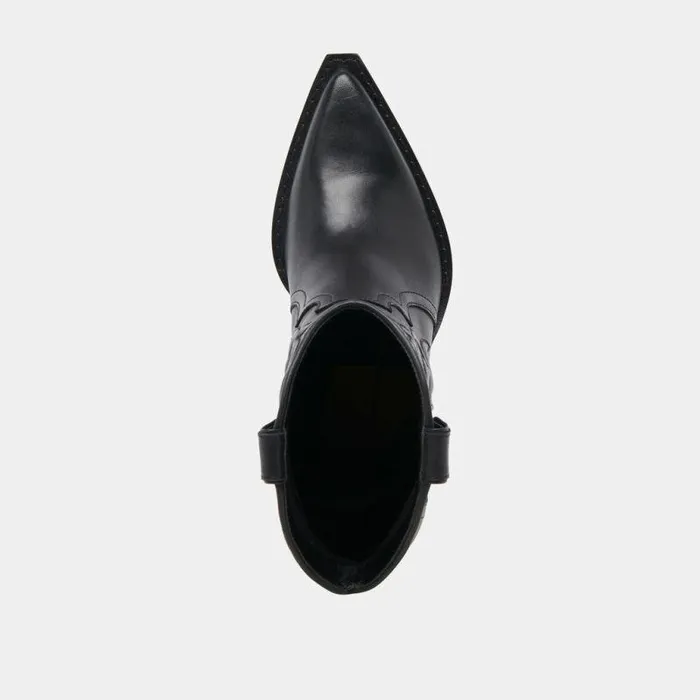 Boots and Booties Shop Dolce Vita Rimona Booties Black Leather Black Leather