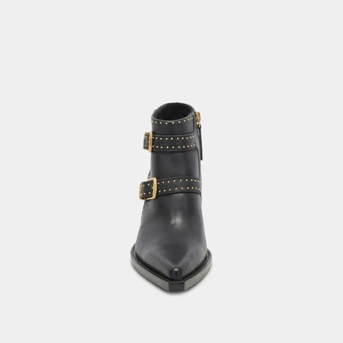 Boots and Booties Shop Dolce Vita Ronnie Booties Black Leather Black Leather