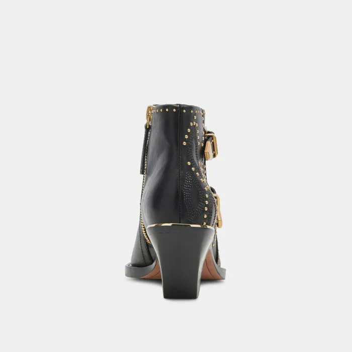 Boots and Booties Shop Dolce Vita Ronnie Booties Black Leather Black Leather