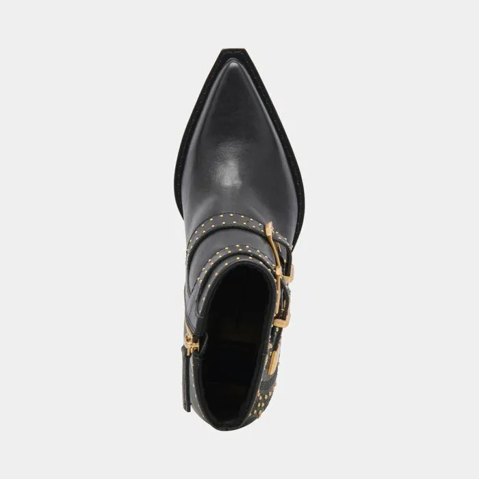 Boots and Booties Shop Dolce Vita Ronnie Booties Black Leather Black Leather