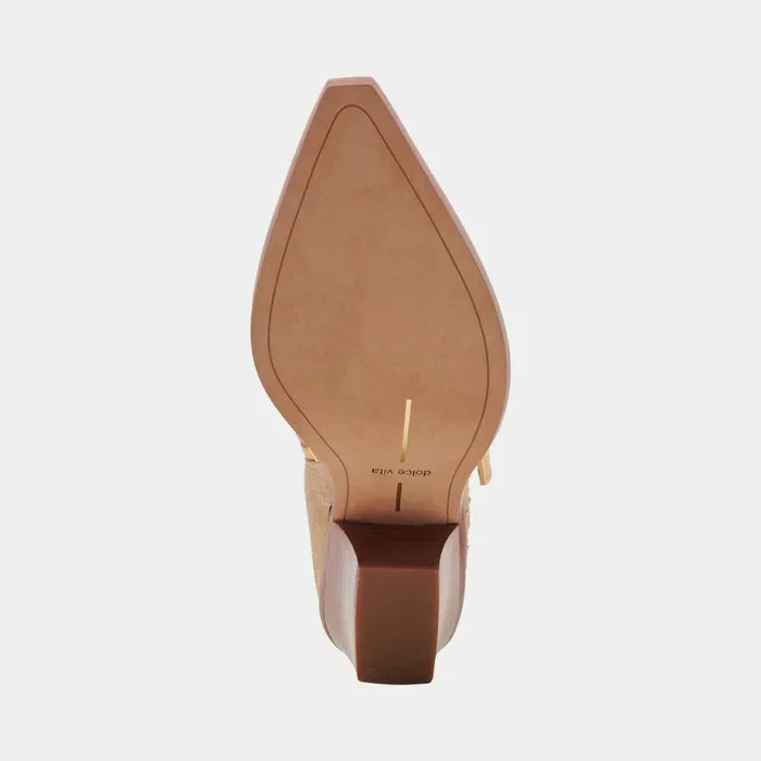 Boots and Booties Shop Dolce Vita Ronnie Booties Camel Suede Camel Suede