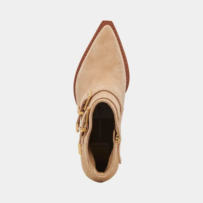 Boots and Booties Shop Dolce Vita Ronnie Booties Camel Suede Camel Suede