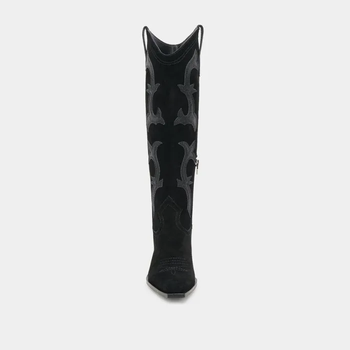 Boots and Booties Shop Dolce Vita Samare Boots Onyx Suede Onyx Suede