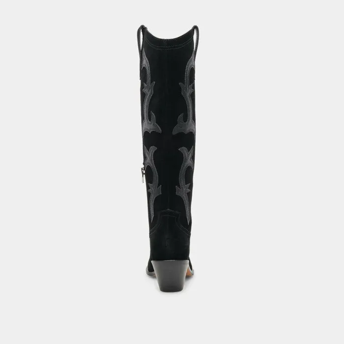 Boots and Booties Shop Dolce Vita Samare Boots Onyx Suede Onyx Suede