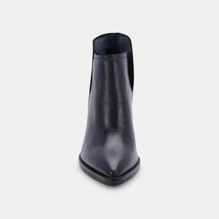 Boots and Booties Shop Dolce Vita Spade Booties Black Leather Black Leather