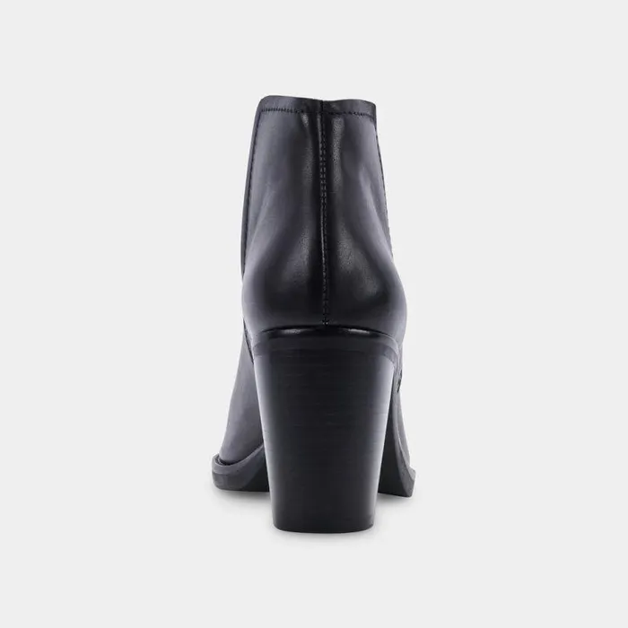 Boots and Booties Shop Dolce Vita Spade Booties Black Leather Black Leather