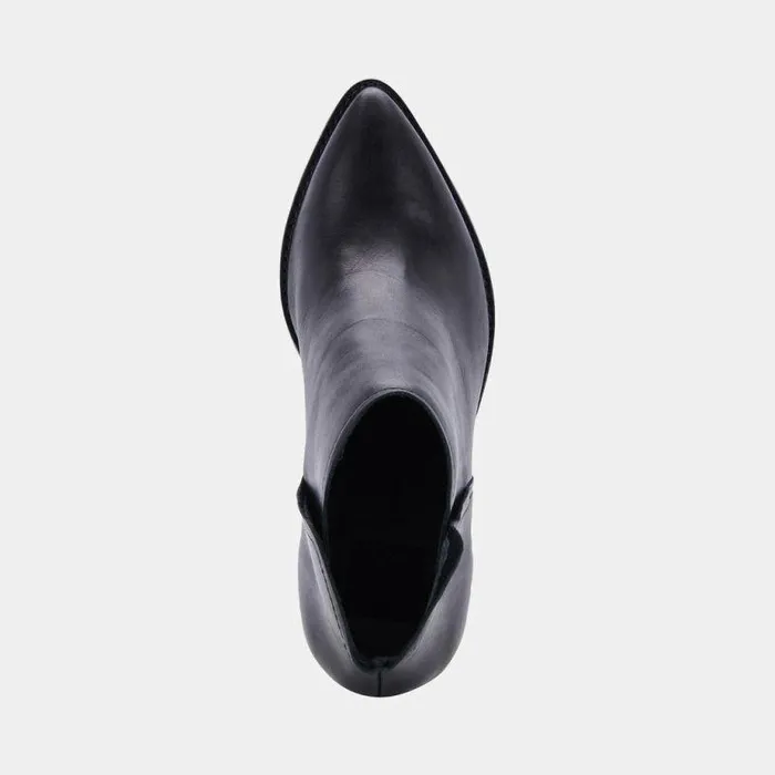 Boots and Booties Shop Dolce Vita Spade Booties Black Leather Black Leather