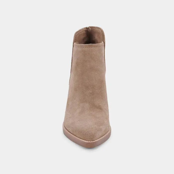 Boots and Booties Shop Dolce Vita Spade Booties Mushroom Suede Mushroom Suede